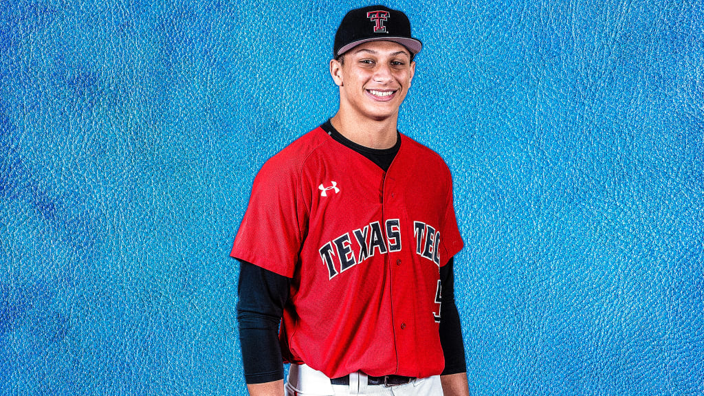 Patrick Mahomes baseball at Texas Tech