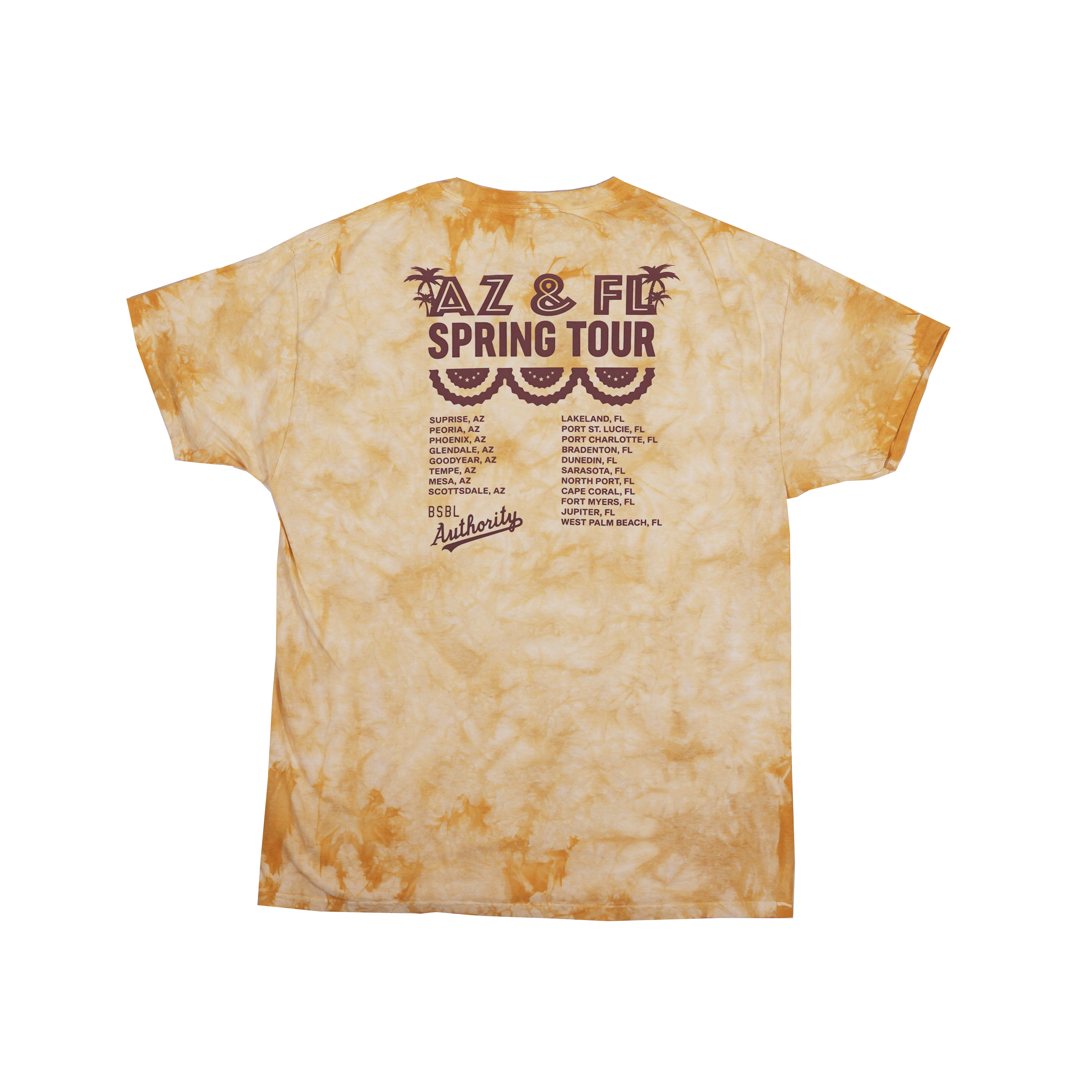 AZ & FL Spring Tour Tee - Sand